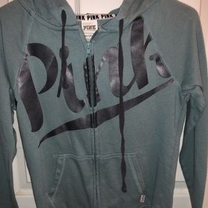 turquoise pink sweater